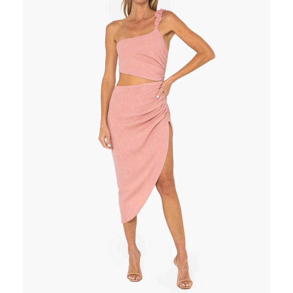 NEW JUST BEE QUEEN olive dress in rose